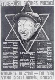 Nazi Lithuanian poster