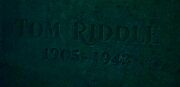 Tom Riddle Sr. grave