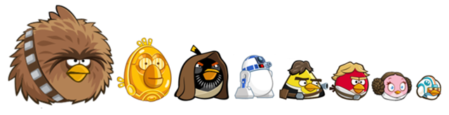 angry birds star wars 2 characters bird side