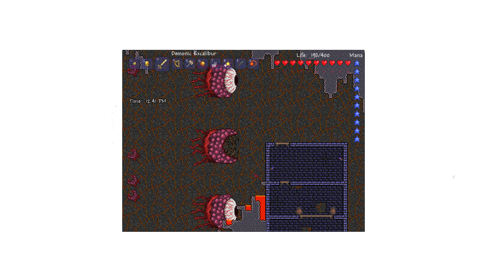 The wall of flesh on terraria фото 58