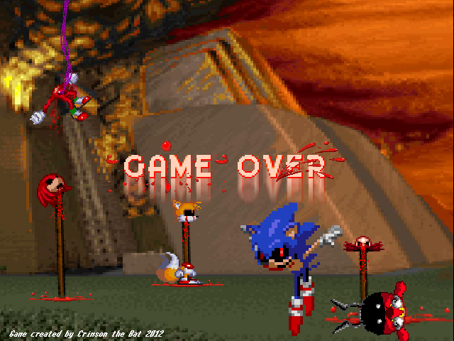 game over sonic mania
