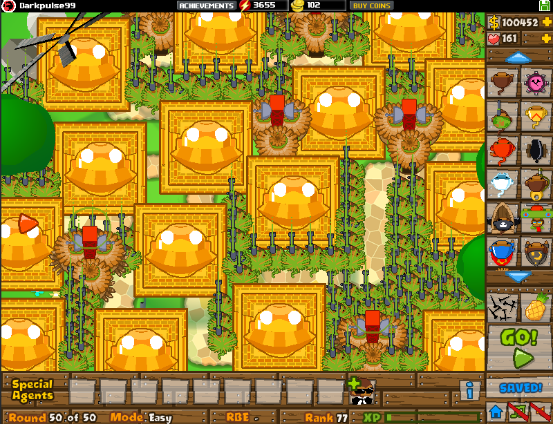 Play Bloons Tower Defense 4 Hacked