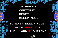 Metroid (Classic NES Series) menu screen