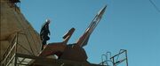 Trilitium-Rakete Abschussbasis