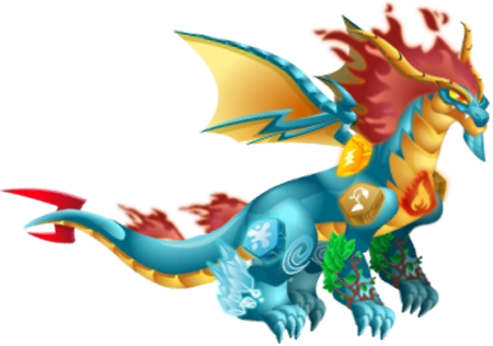 dragon city breedable 3 element dragons