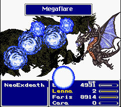 FF5 - Bahamut Megaflare