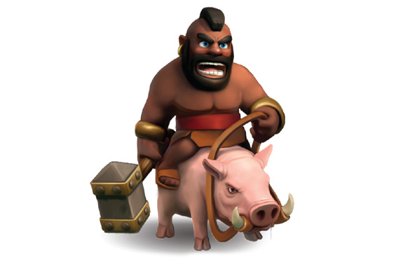 Image - Coc hogrider.jpg - Clash of Clans Wiki