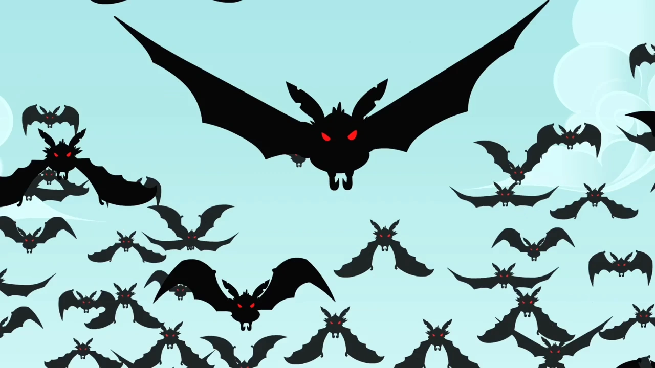 Image - Vampire fruit bats flying S4E07.png - My Little Pony Friendship