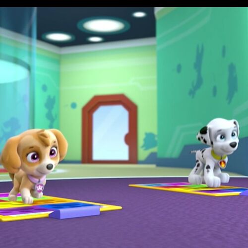 paw patrol pup pup boogie pups in a fog
