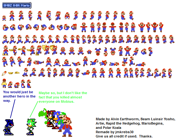 Image - 8-Bit Mario.png - Super Mario Bros. Z Wiki